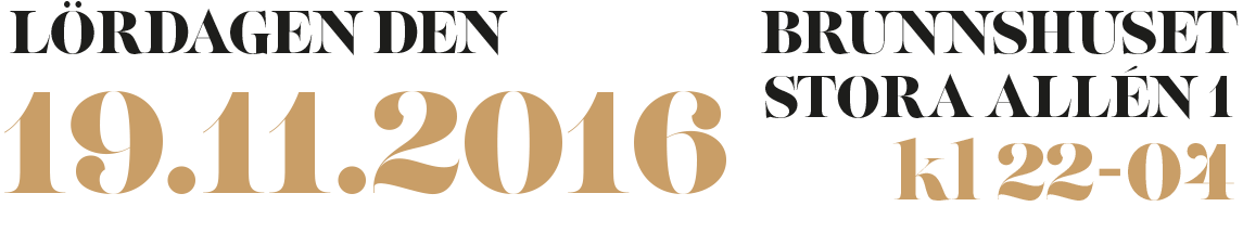 Lördagen den 19.11.2016